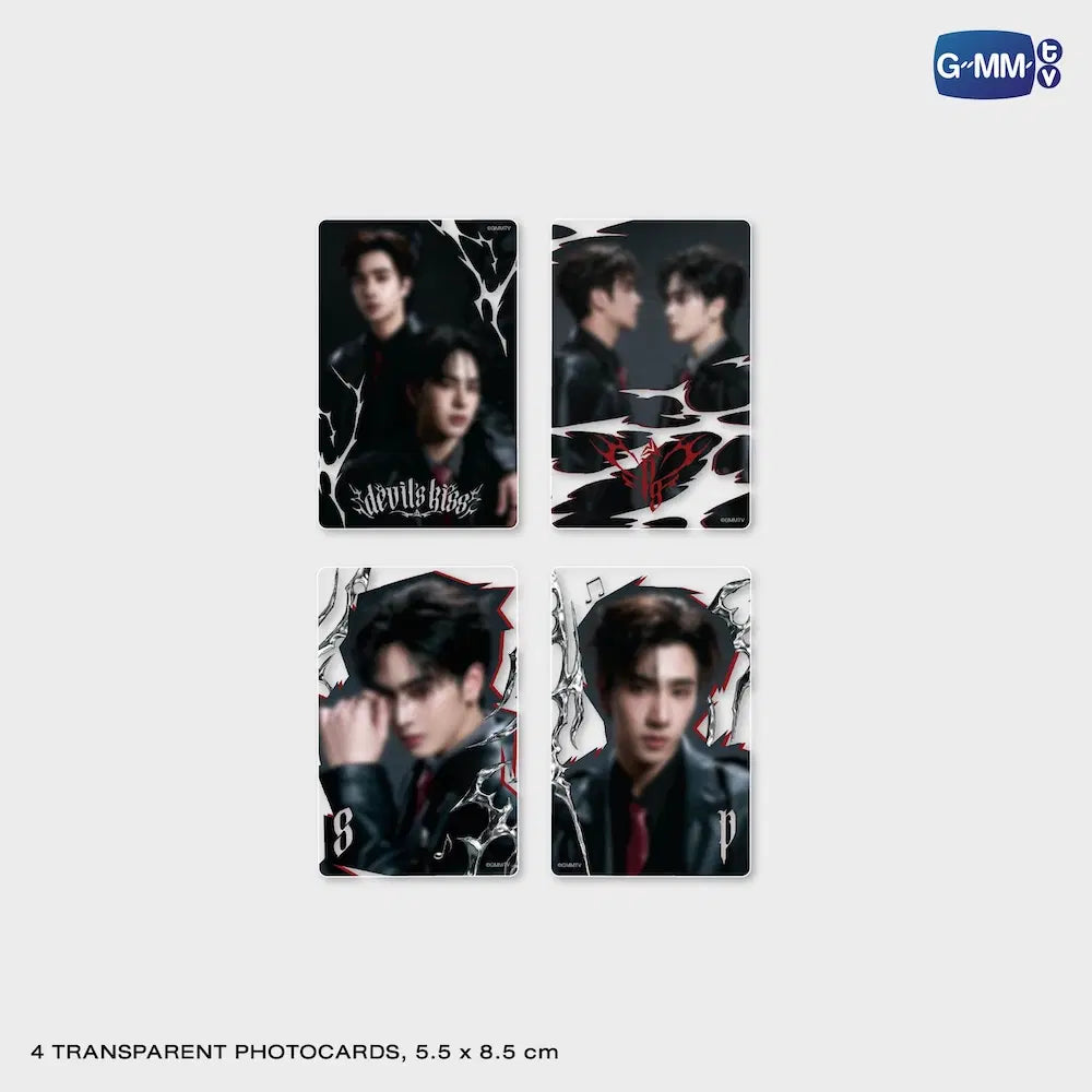 PERTH SANTA DEVIL'S KISS CONCERT TRANSPARENT PHOTO SET