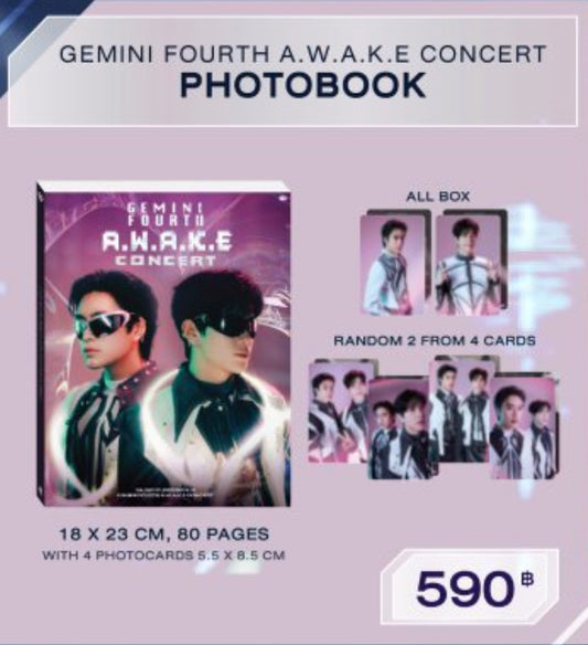 【GEMINI FOURTH A.W.A.K.E CONCERT】PHOTOBOOK