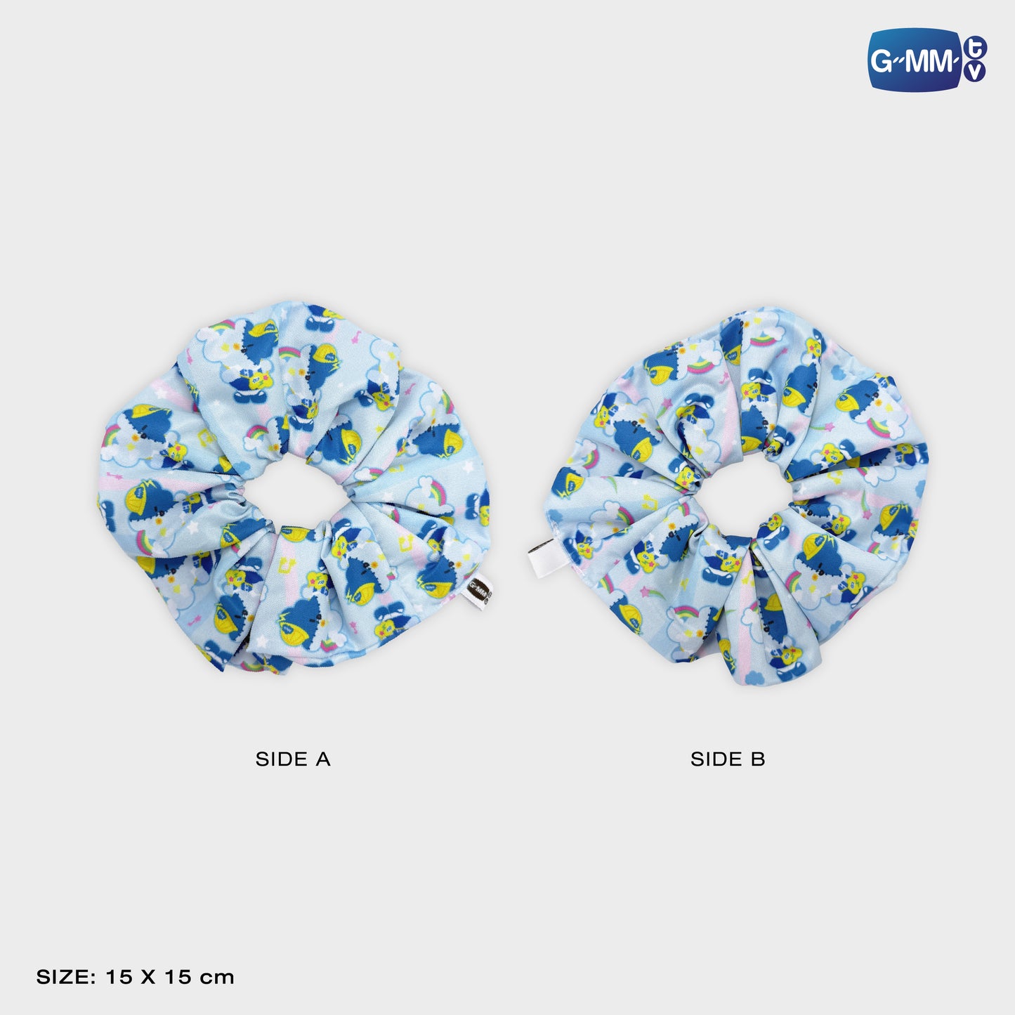 POPOS25-137 SMYLE CHARACTER HAIR SCRUNCHIE