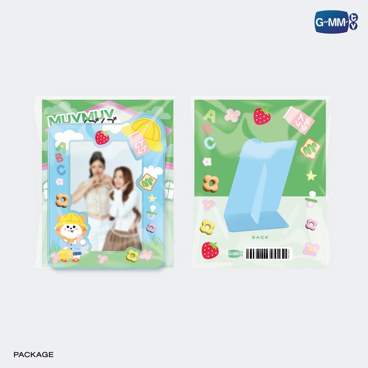 POPOS25-078 MUVMUV CARD HOLDER STAND WITH PHOTOCARD