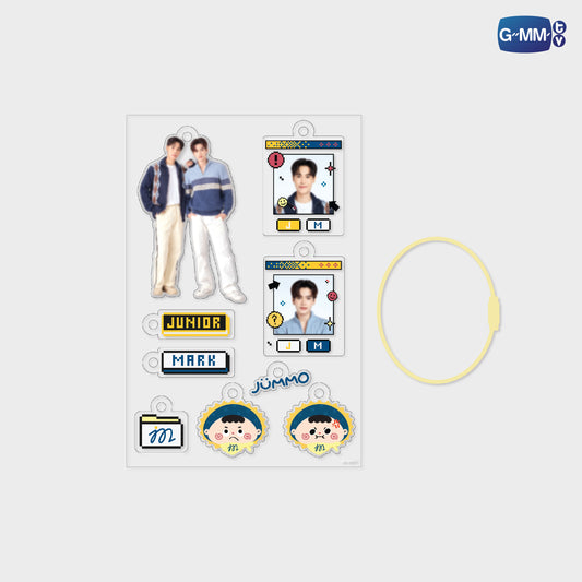 POPNY-362 JUNIORMARK CUSTOMIZABLE ACRYLIC KEYCHAIN