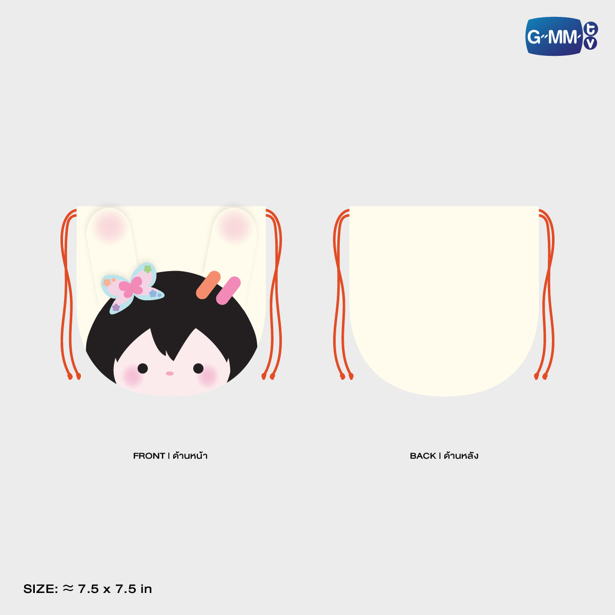 POPOS25-532 FANDOM CHARACTER DRAWSTRING POUCH ANY