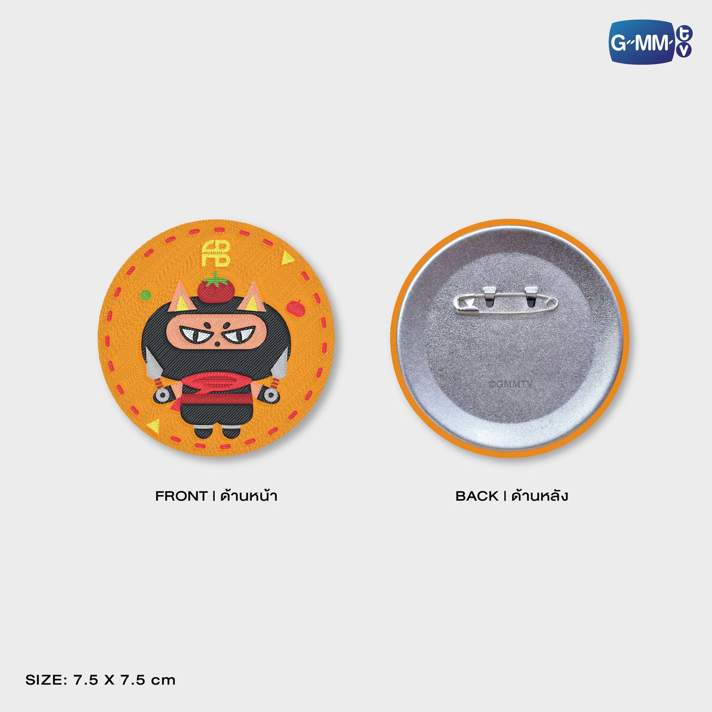 POPOS25-375 WOVEN PIN TOMAFOX