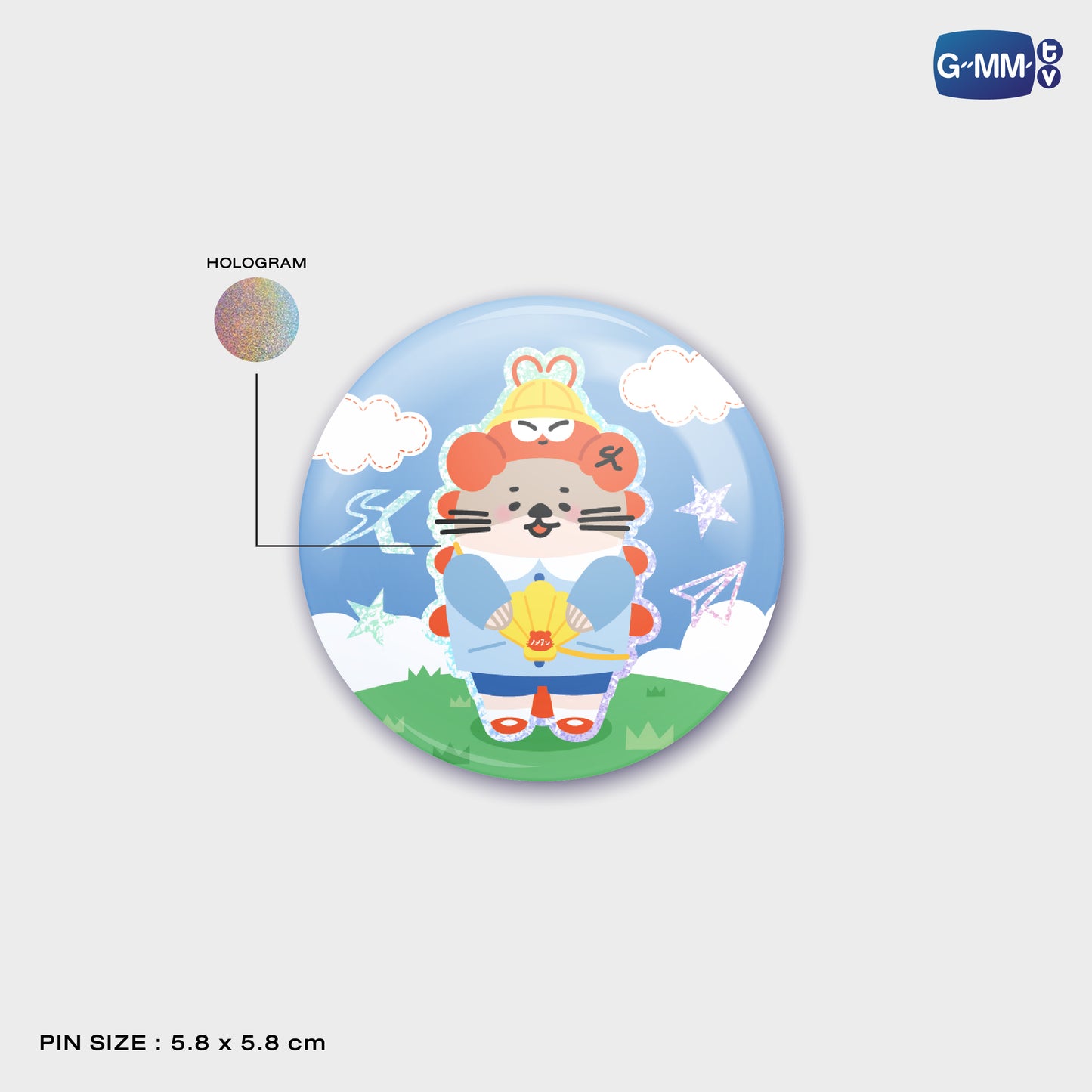 POPOS25-017 NONG NOOONG HOLOGRAM PIN