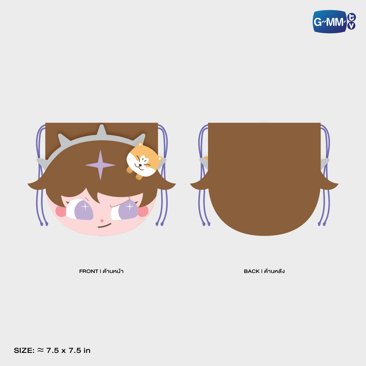 POPOS25-538 FANDOM CHARACTER DRAWSTRING POUCH ANGELO