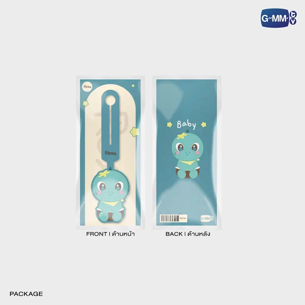 REXXA GMMTV FANDOM CHARACTER RUBBER BAG TAG