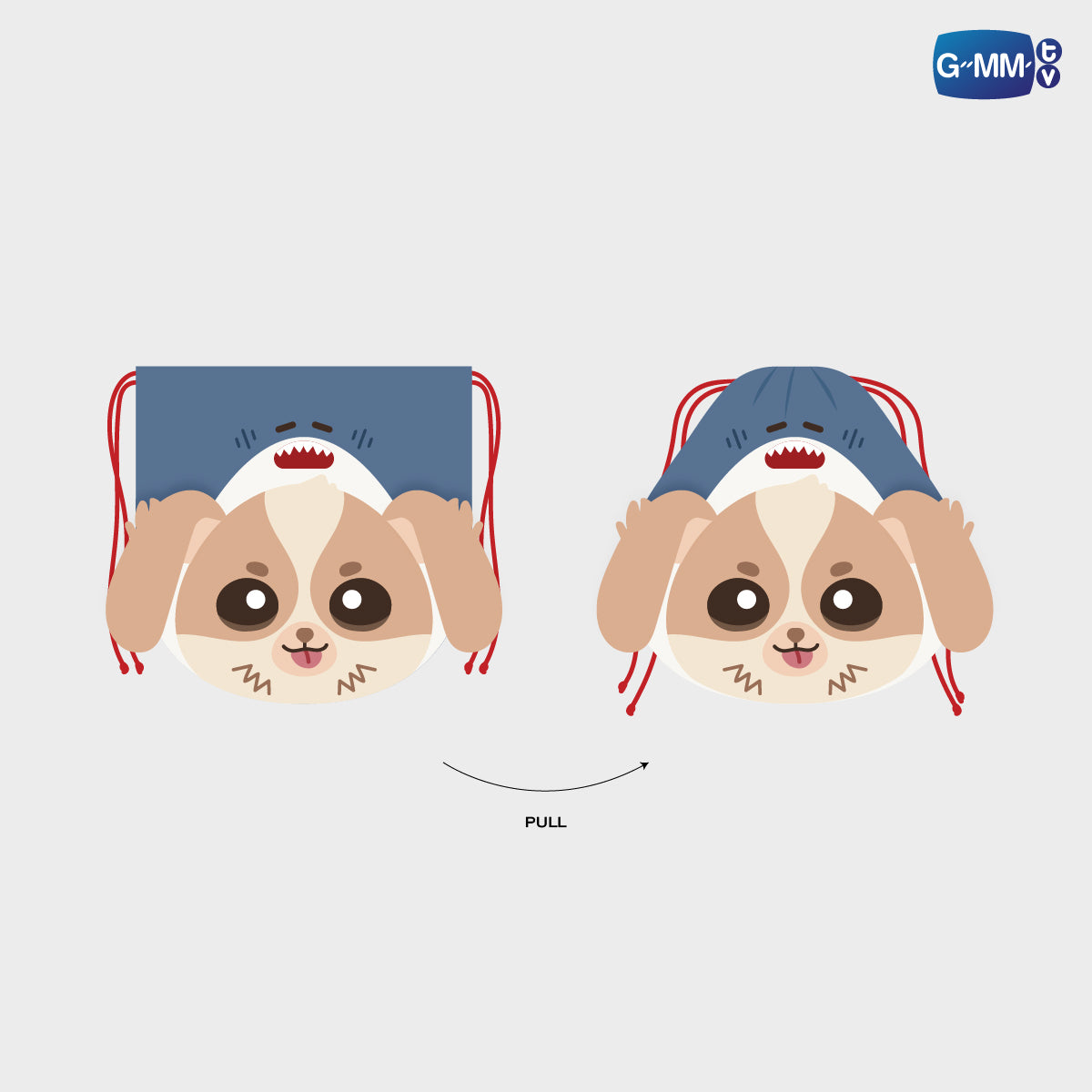 POPOS25-525 FANDOM CHARACTER DRAWSTRING POUCH WESLEY