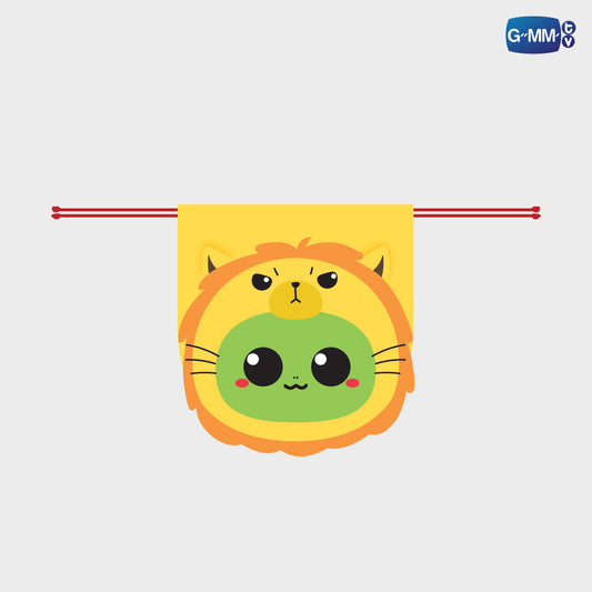 POPOS25-511 FANDOM CHARACTER DRAWSTRING POUCH KING MAN