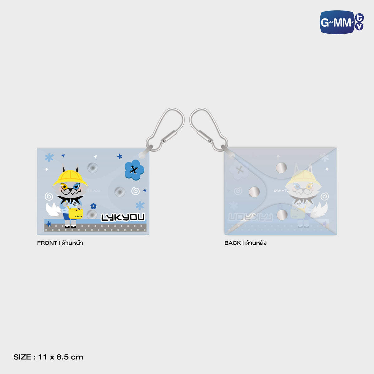 GUNMA26-012 Lykyou Mini Clear Pouch | Local Character Carnival in Gunma 2026
