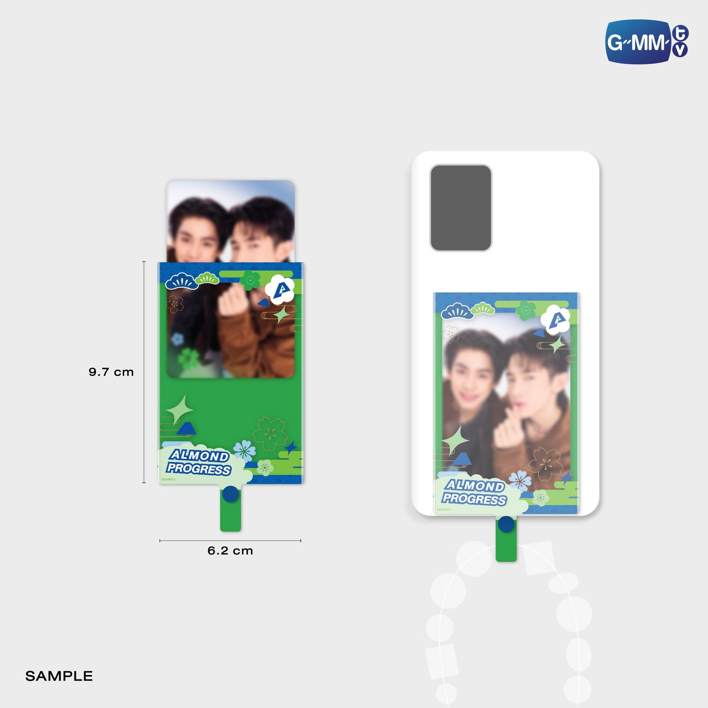 POPOS25-482 PHONE FRAME CARD ALMONDPROGRESS