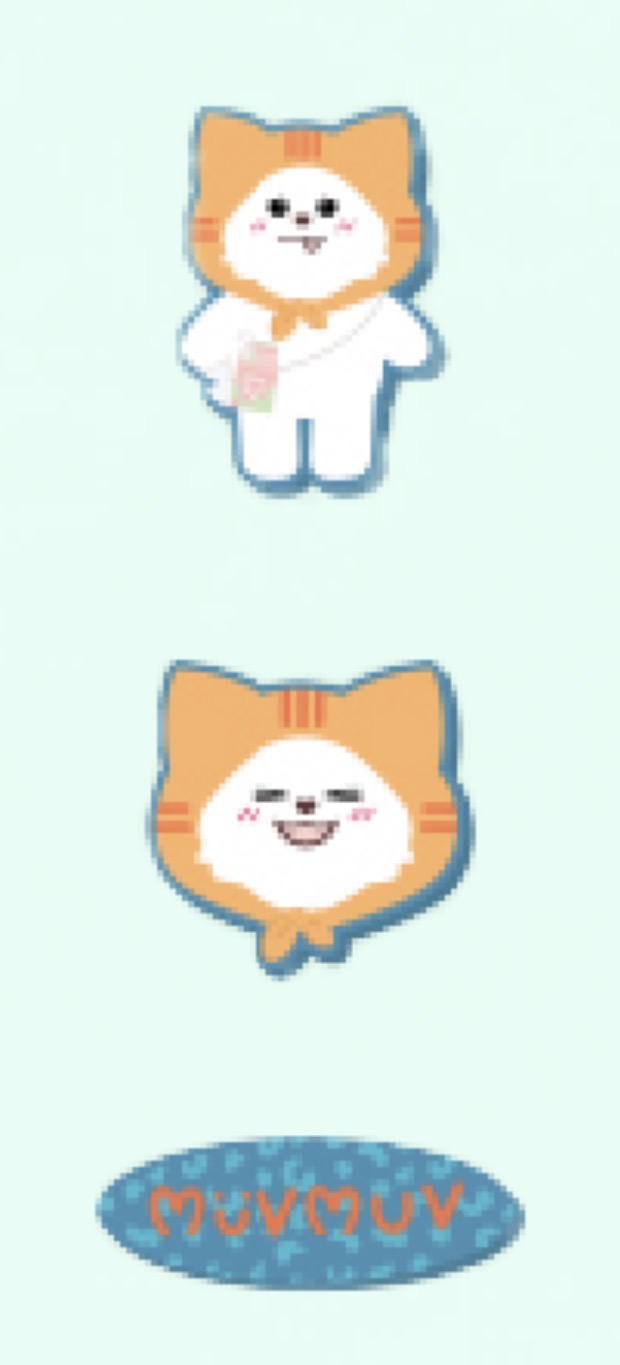MUVMUV FANDOM CHARACTER RUBBER CHARM SET