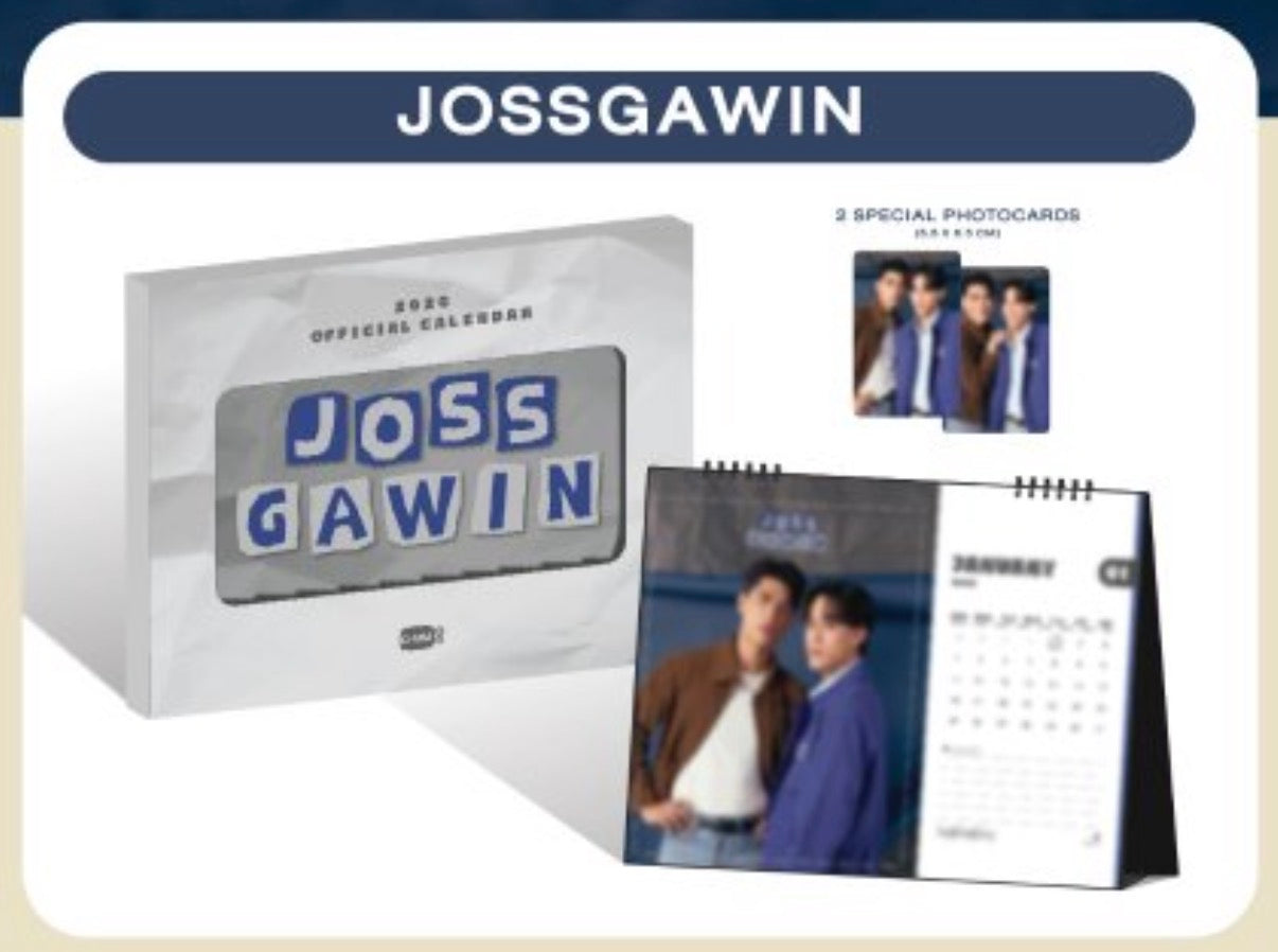 【GMMTV OFFICIAL CALENDAR 2026】JOSSGAWIN
