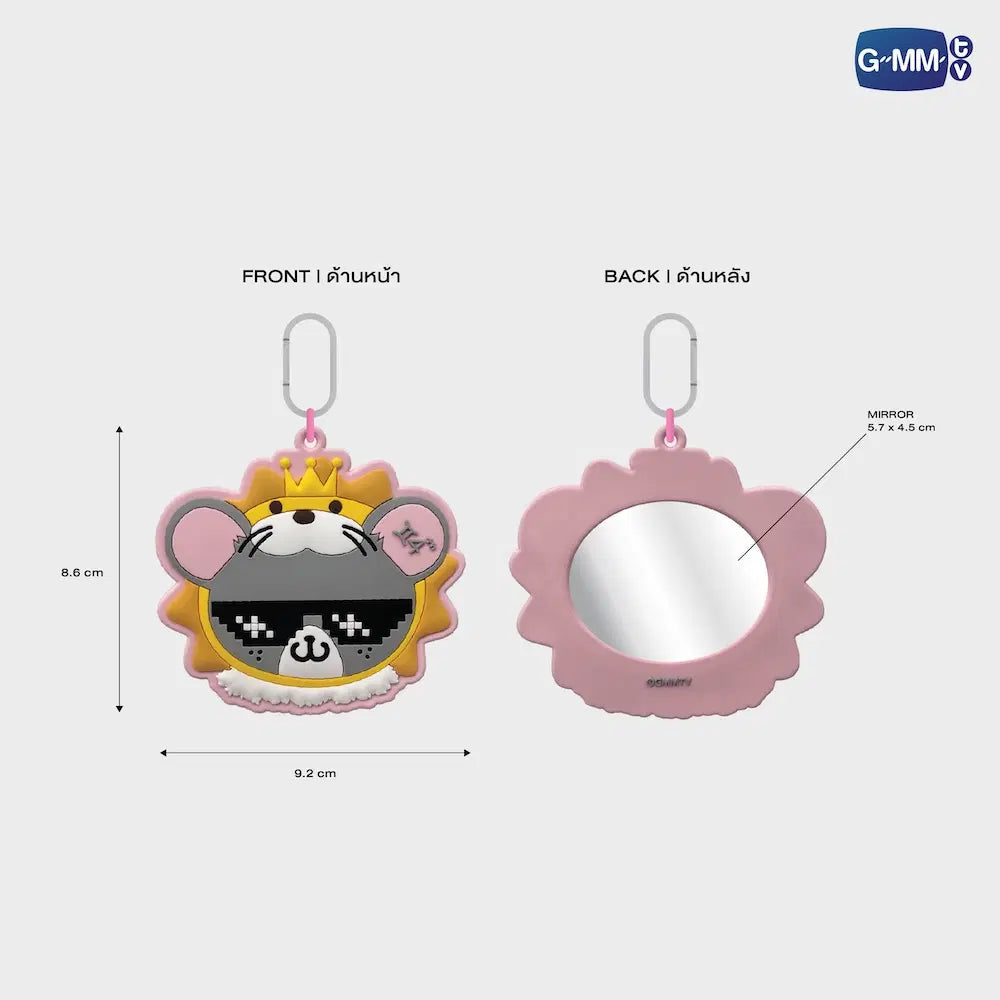 LOOK KHUNNOO GMMTV FANDOM CHARACTER MIRROR KEYCHAIN