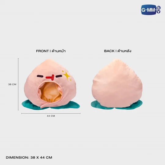PEACH PLUSH HAT【PONDPHUWIN】
