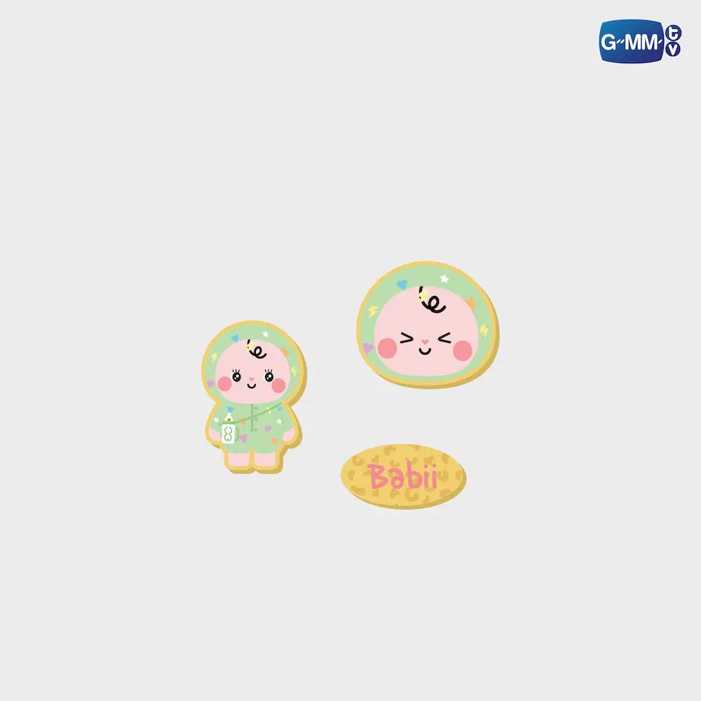 BABII FANDOM CHARACTER RUBBER CHARM SET