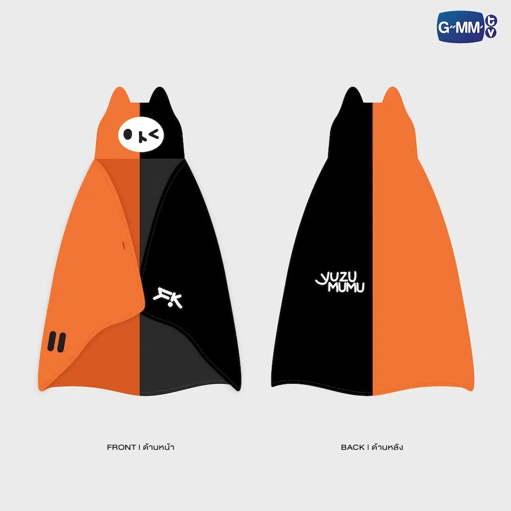 YUZU MUMU  FANDOM CHARACTER HOODIE BLANKET