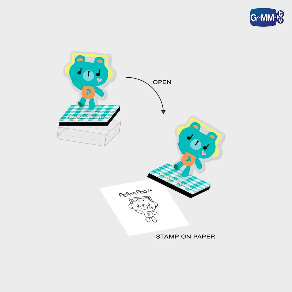 PERMPOON GMMTV FANDOM CHARACTER SELF-INKING STAMP