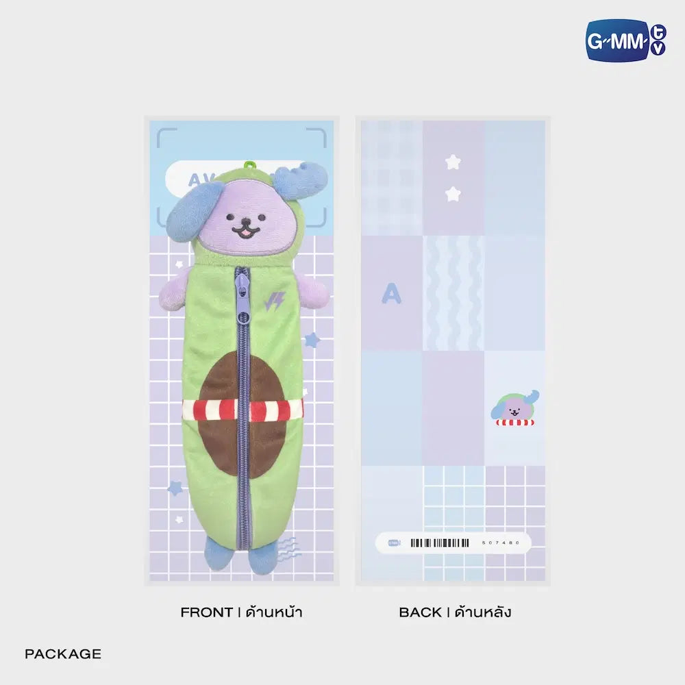 AVOCEAN GMMTV FANDOM CHARACTER PLUSH PENCIL CASE