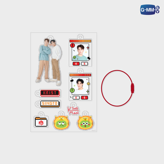 POPNY-346 KRISTSINGTO CUSTOMIZABLE ACRYLIC KEYCHAIN