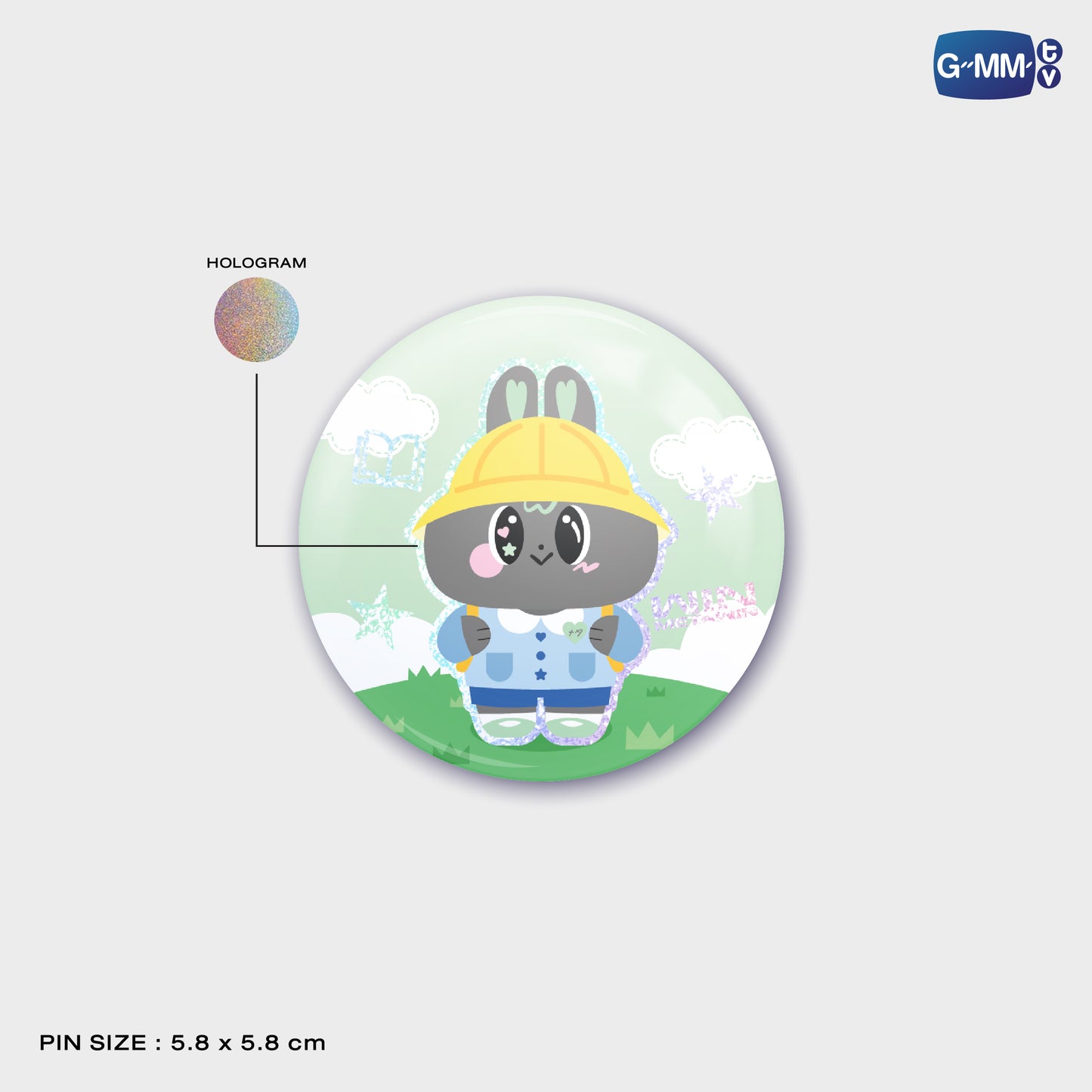 POPOS25-027 METAA HOLOGRAM PIN