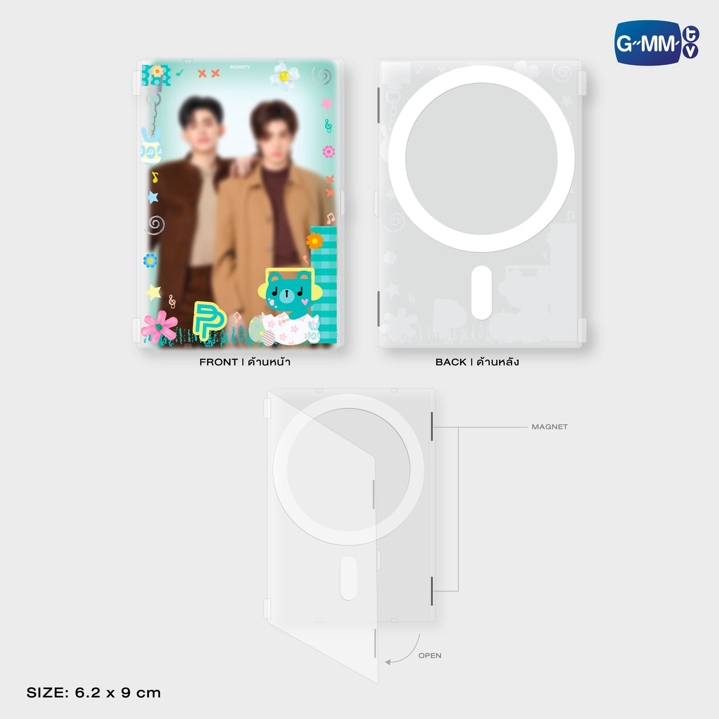 POPFK26-312 PERMPOON MAGNETIC CARD HOLDER WITH PHOTOCARD