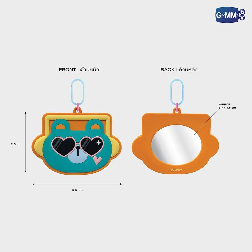 PERMPOON GMMTV FANDOM CHARACTER MIRROR KEYCHAIN