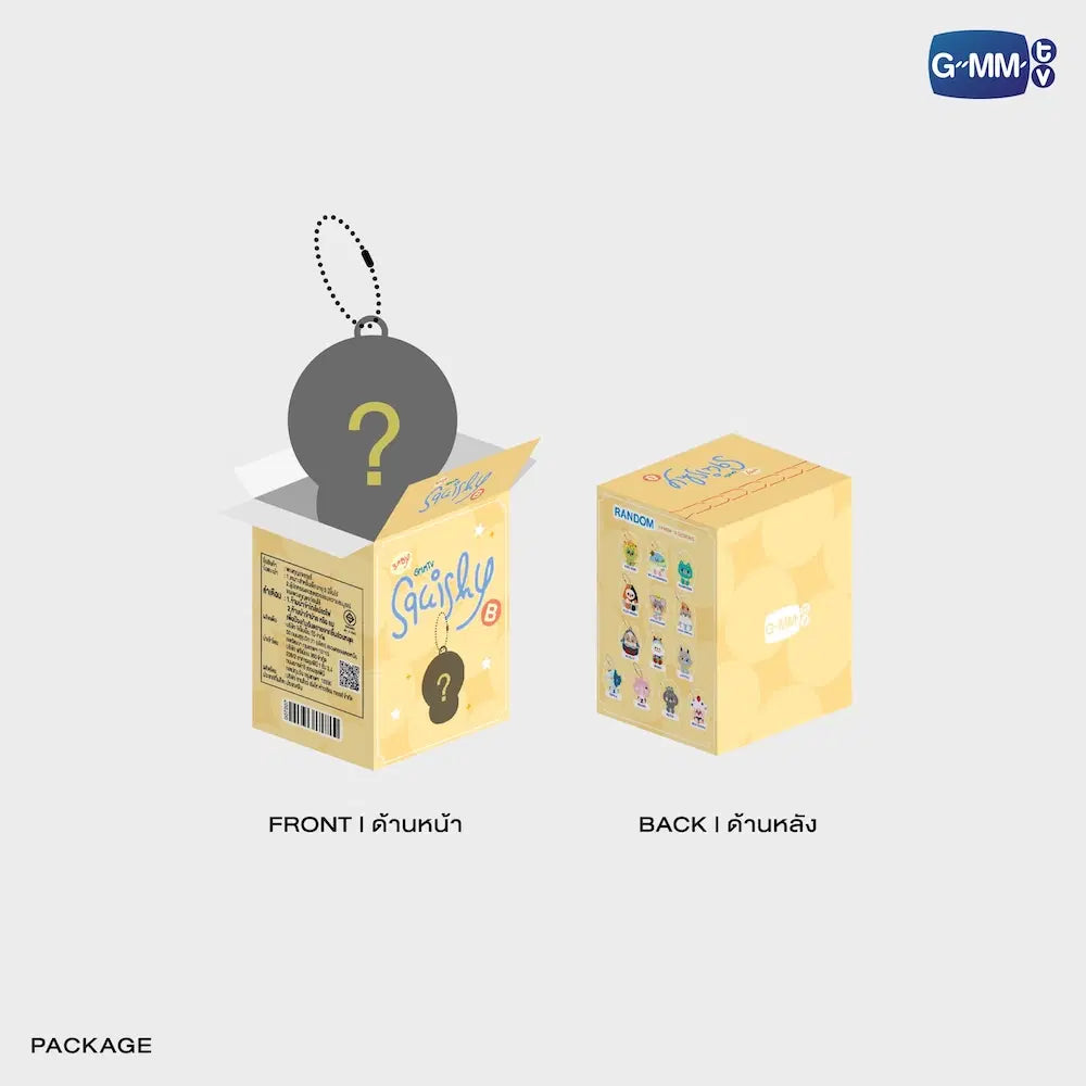 GMMTV FANDOM CHARACTER SQUISHY RANDOM KEYCHAIN（BOX B）