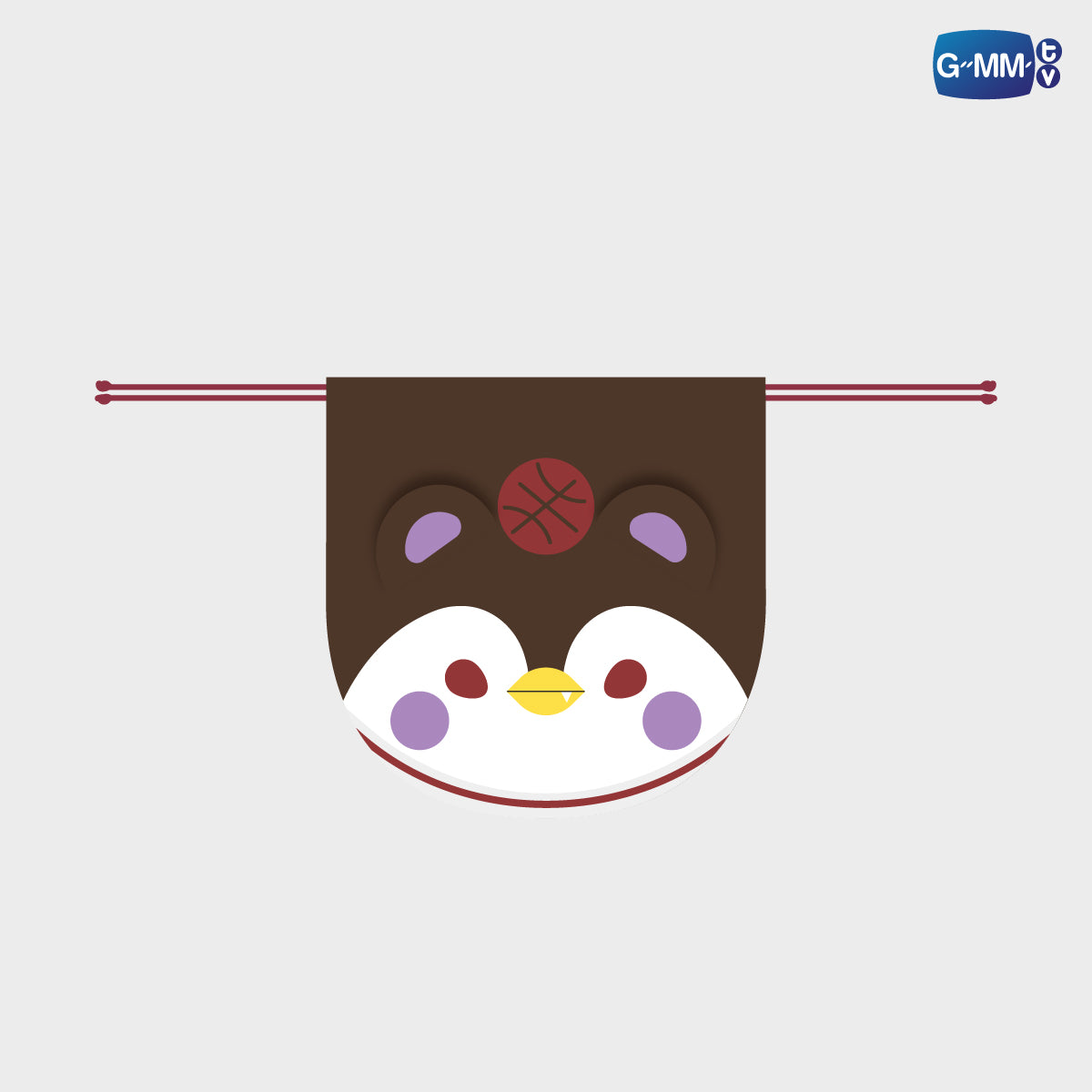 POPOS25-527 FANDOM CHARACTER DRAWSTRING POUCH GUINZLY