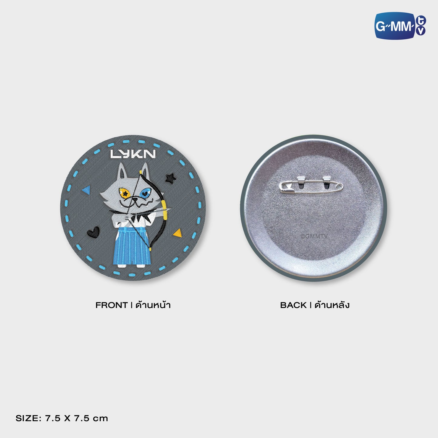 POPOS25-395 WOVEN PIN LYKYOU