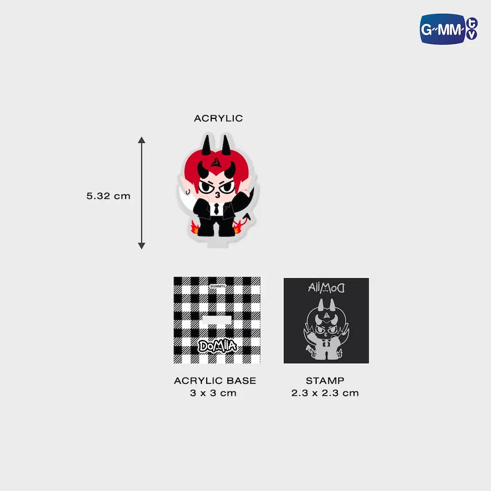 DOMIIA GMMTV FANDOM CHARACTER SELF-INKING STAMP