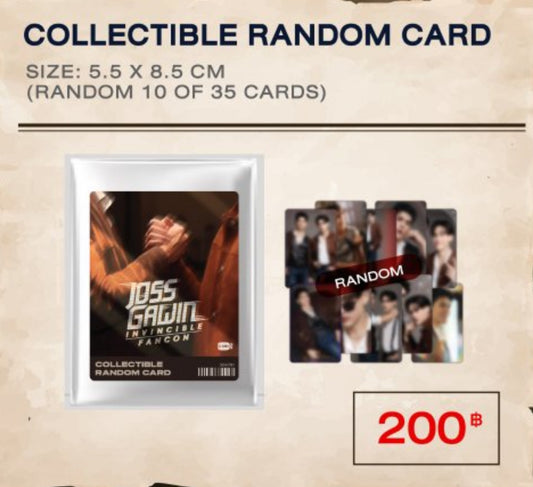 【PRE-ORDER】
【JOSS GAWIN INVINCIBLE FANCON】JOSSGAWIN COLLECTIBLE RANDOM CARD