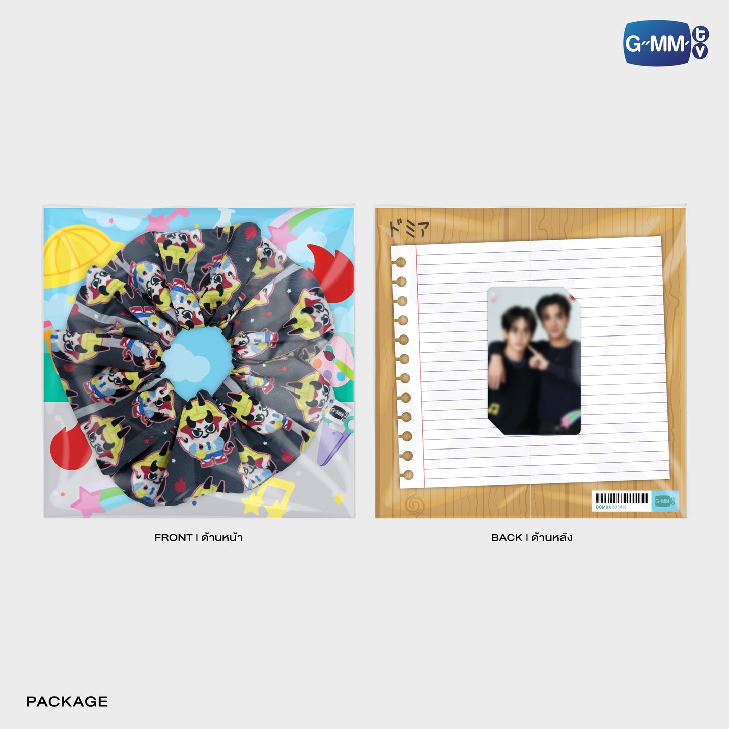 POPOS25-126 DOMIIA CHARACTER HAIR SCRUNCHIE