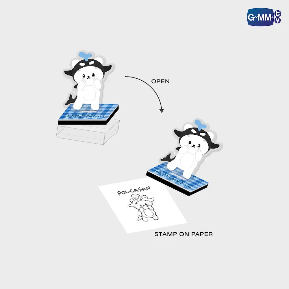 POLCASAN GMMTV FANDOM CHARACTER SELF-INKING STAMP