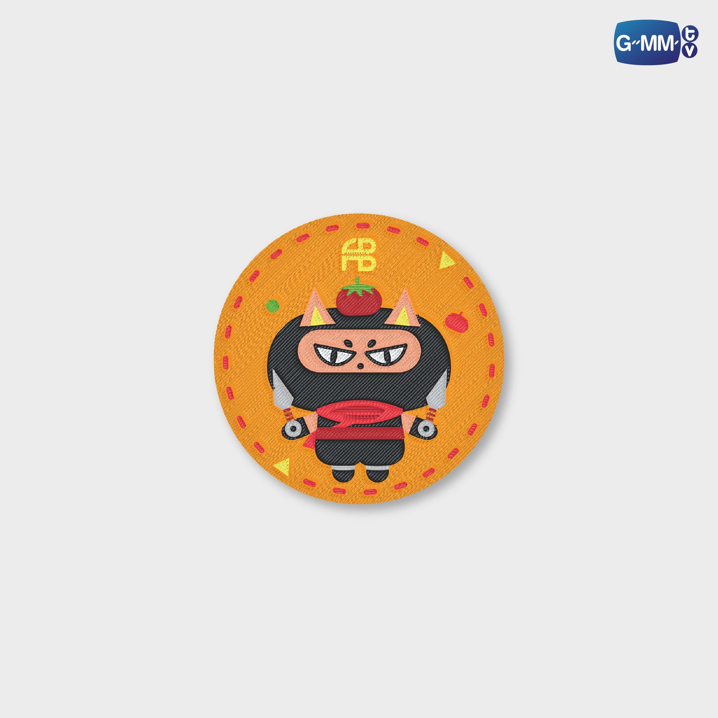 POPOS25-375 WOVEN PIN TOMAFOX