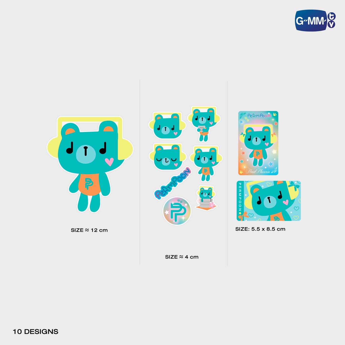 POPOS25-544 STICKER SET PERMPOON