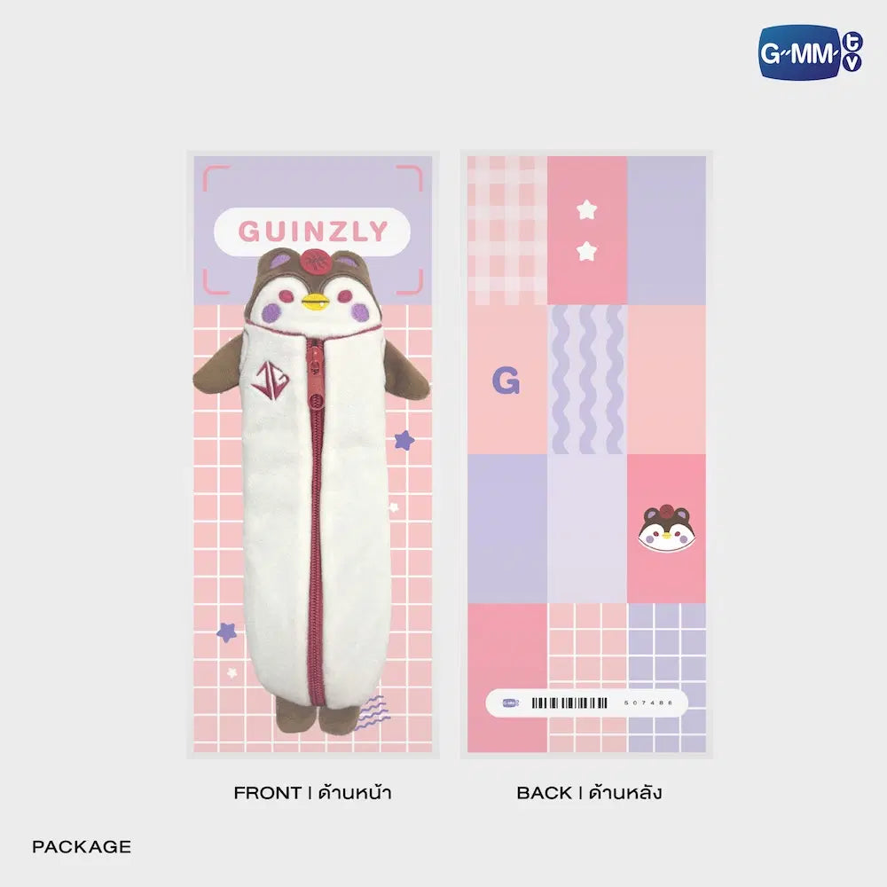 GUINZLY GMMTV FANDOM CHARACTER PLUSH PENCIL CASE