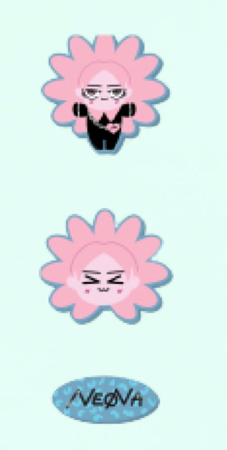NEONA FANDOM CHARACTER RUBBER CHARM SET