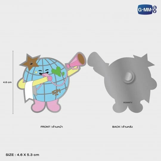 GMMTV STARLYMPIC 2025 FANDOM CHARACTER PIN