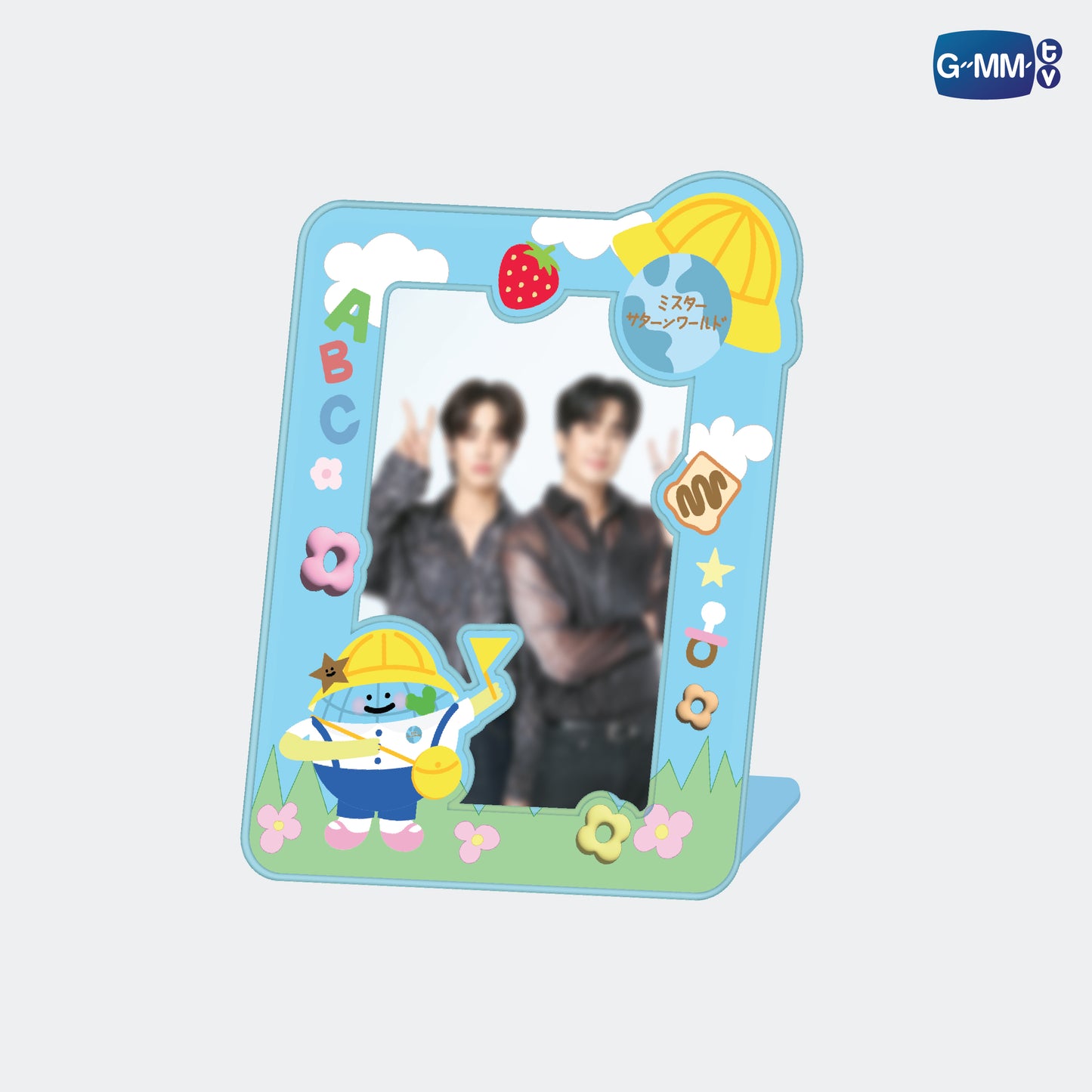 POPOS25-062 MR. SATURNWORLD CARD HOLDER STAND WITH PHOTOCARD