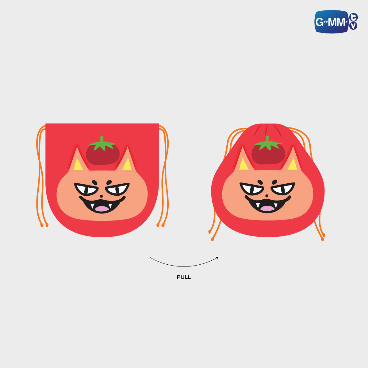 POPOS25-517 FANDOM CHARACTER DRAWSTRING POUCH TOMAFOX