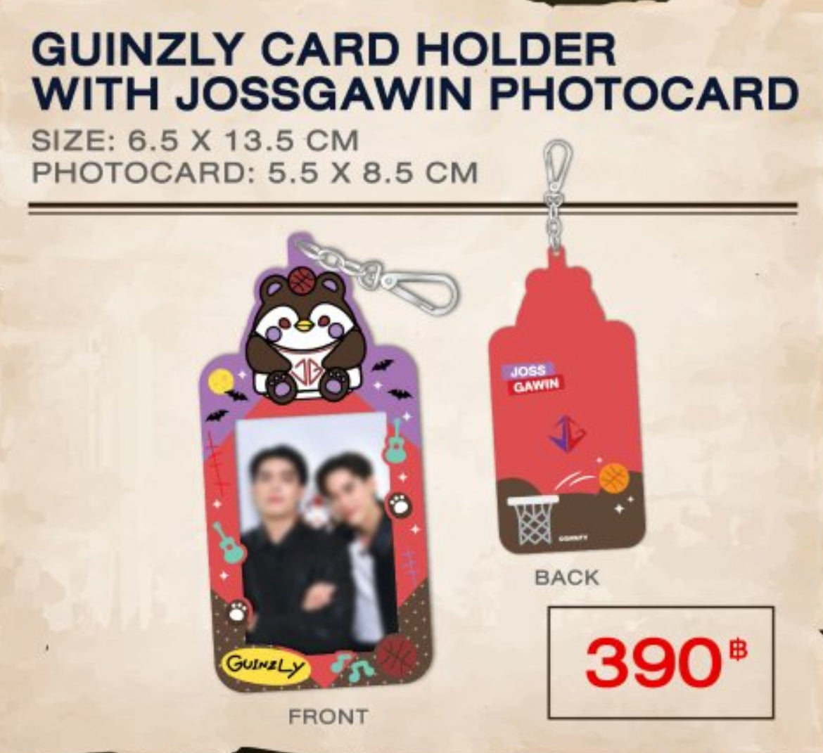 【PRE-ORDER】
【JOSS GAWIN INVINCIBLE FANCON】 GUINZLY CARD HOLDER WITH JOSSGAWIN PHOTOCARD