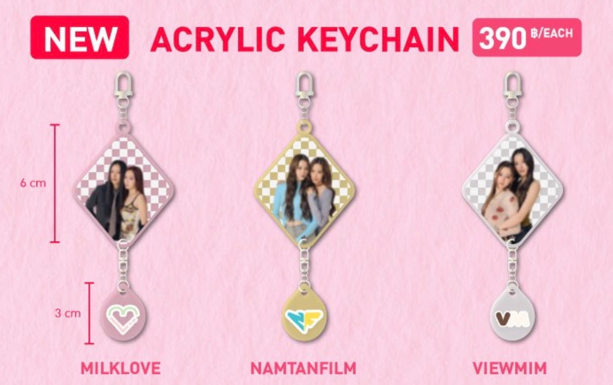 GIRL RULES ACRYLIC KEYCHAIN
