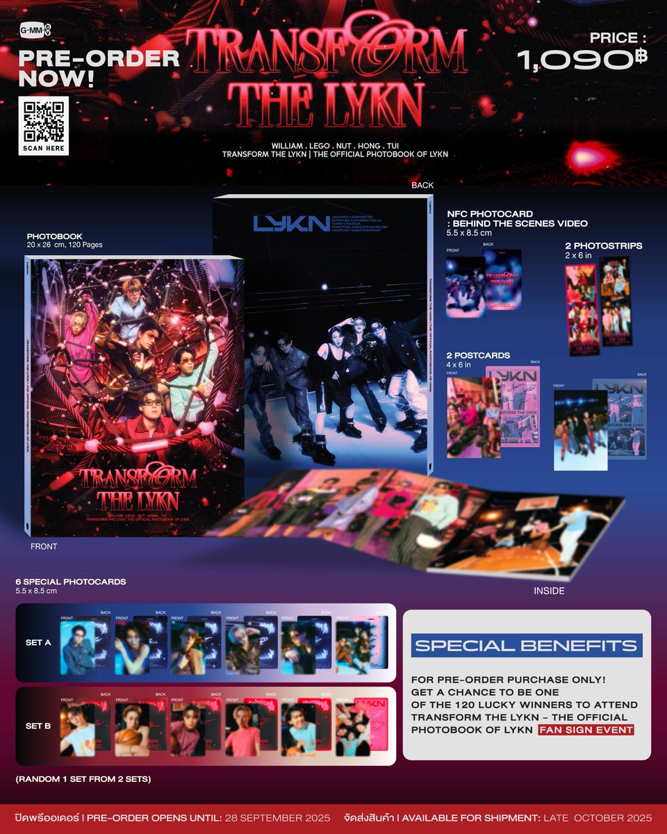 【PRE-ORDER】TRANSFORM THE LYKN | THE OFFICIAL PHOTOBOOK OF LYKN
