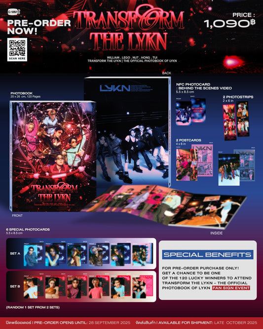 【PRE-ORDER】TRANSFORM THE LYKN | THE OFFICIAL PHOTOBOOK OF LYKN