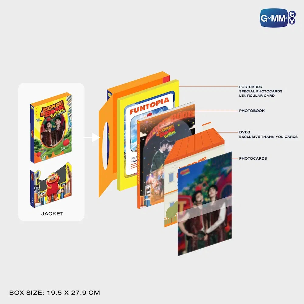 【PRE-ORDER】DVD BOXSET FORCE BOOK FUNTOPIA FANCON