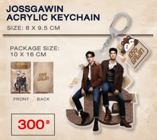 【PRE-ORDER】
【JOSS GAWIN INVINCIBLE FANCON】 JOSS GAWIN ACRYLIC KEYCHAIN