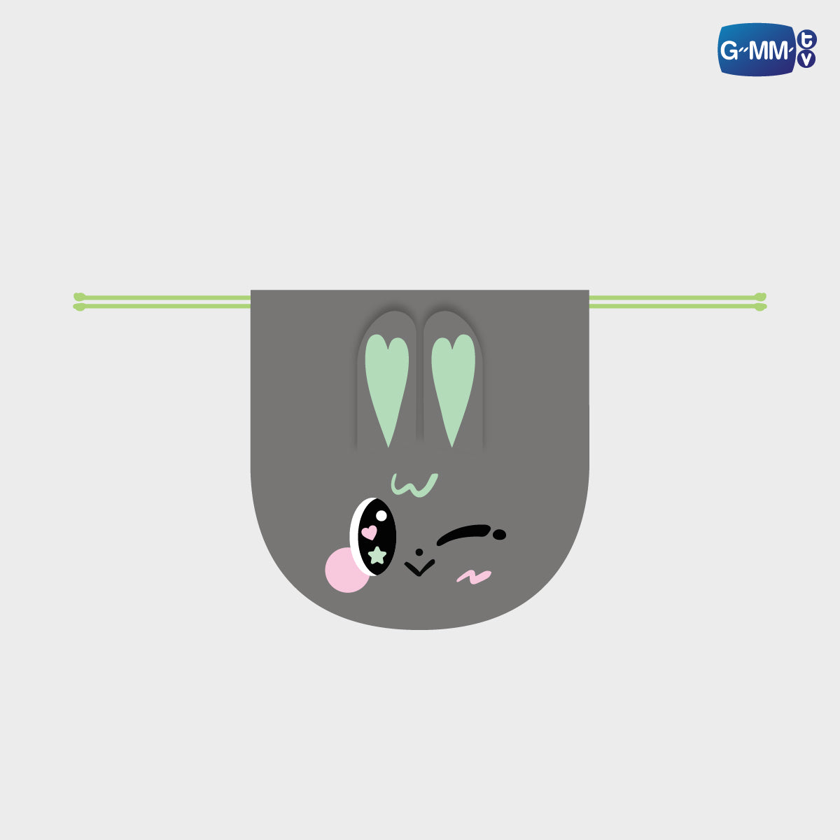 POPOS25-533 FANDOM CHARACTER DRAWSTRING POUCH METAA