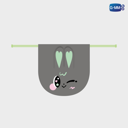 POPOS25-533 FANDOM CHARACTER DRAWSTRING POUCH METAA