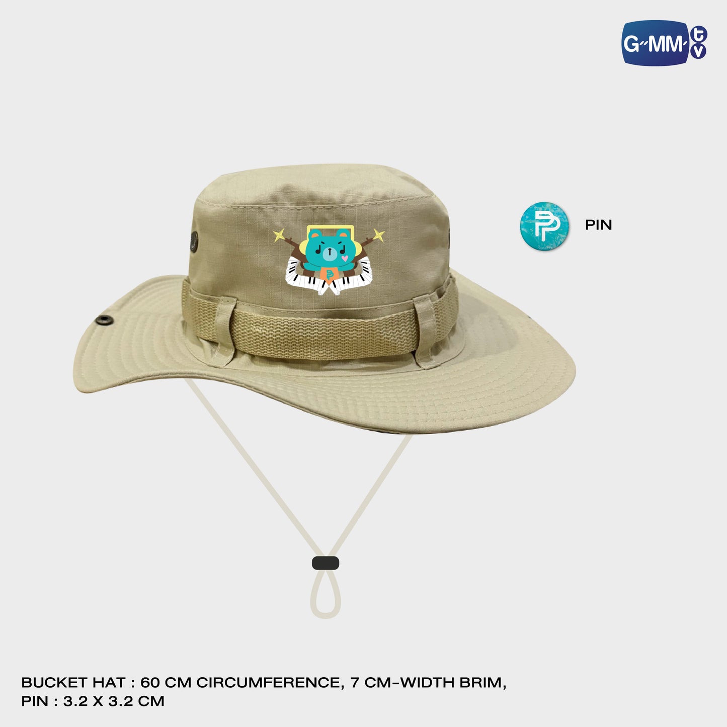 POPUPTK-125 PERMPOON BUCKET HAT | LOVE OUT LOUD FAN FEST 2024