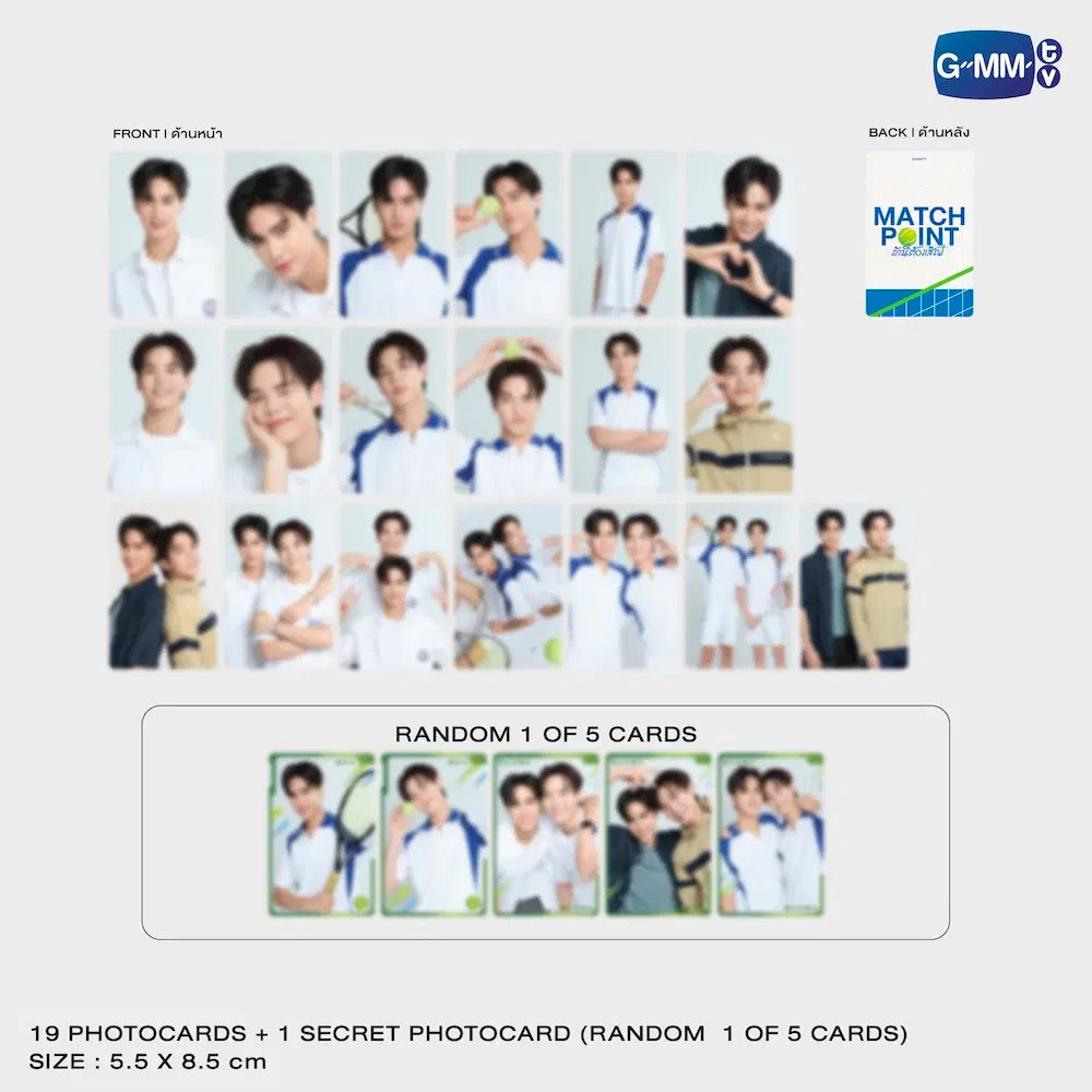 MATCH POINT รักนี้ต้องเสิร์ฟ COLLECTIBLE CARD SET